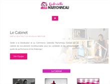Tablet Screenshot of gabrielle-marionneau.com
